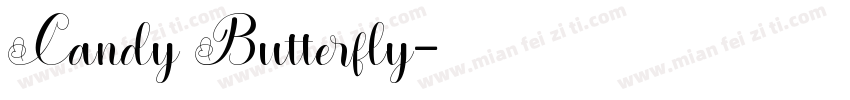 Candy Butterfly字体转换